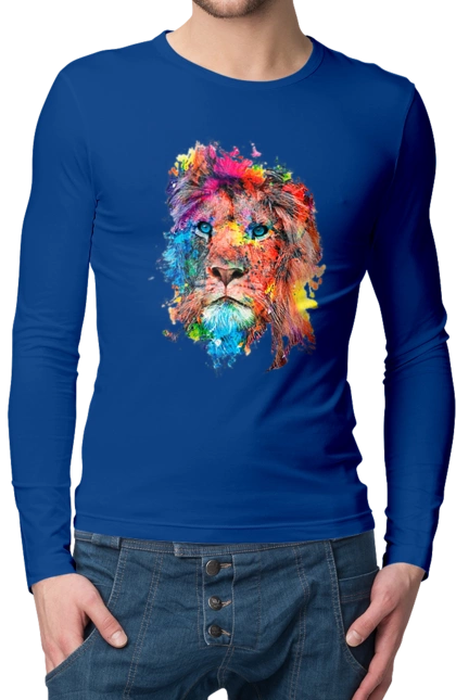 Лев із фарби