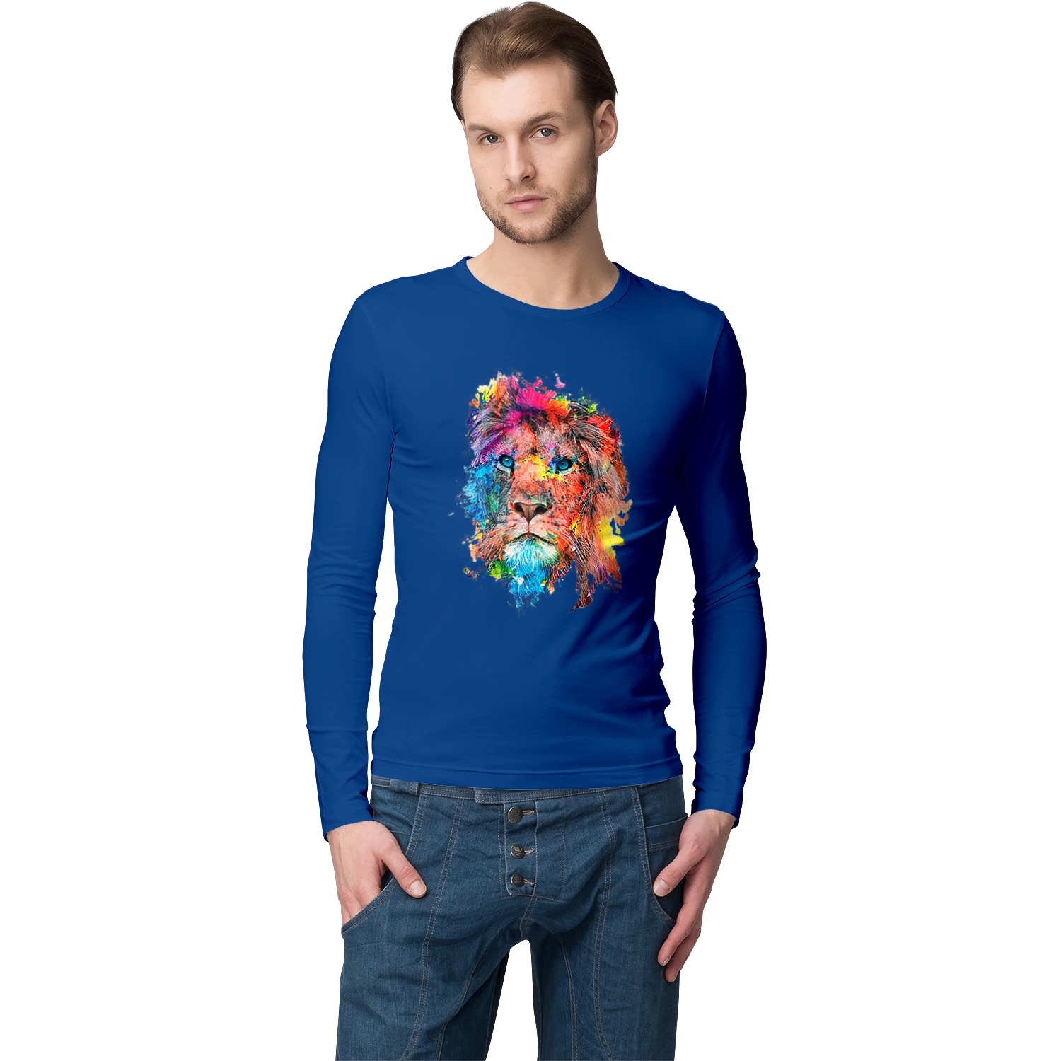 Лев із фарби