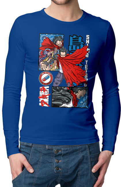 Men's longsleeve with prints Akira Tetsuo Shima. Akira, anime, cyberpunk, manga, tetsuo shima. 2070702