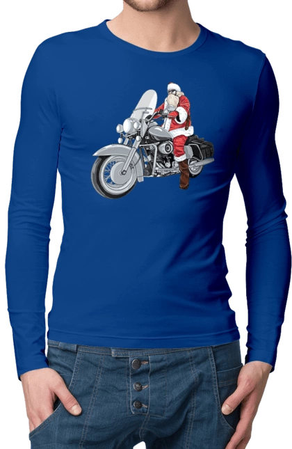 Santa On A Motorcycle