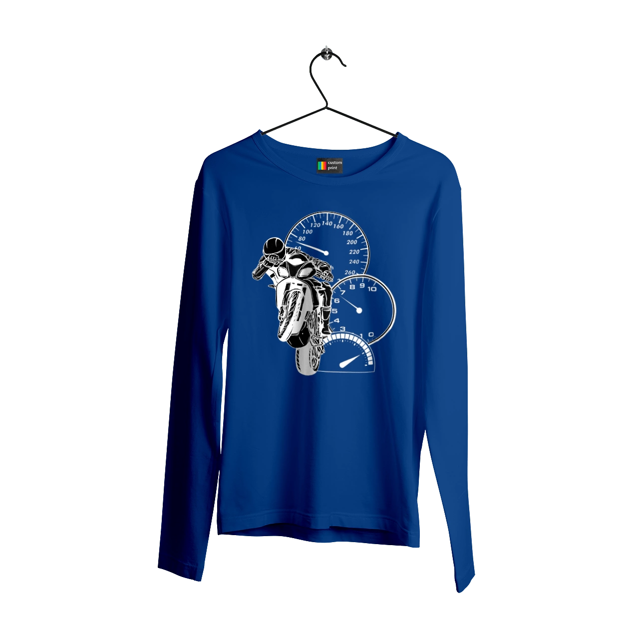 Motorcycle And Speed White