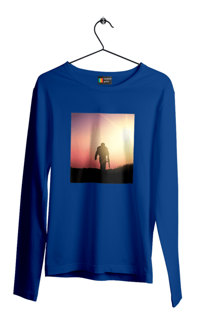 Men`s longsleeve with prints Patriot. Patriot, patriotism, ukraine, ukrainian, victory. 2070702