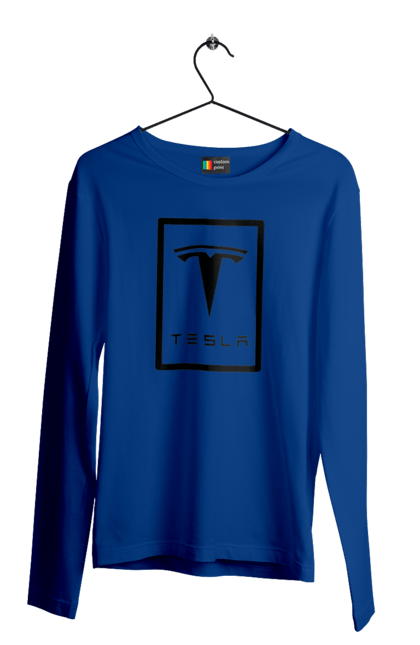 Men`s longsleeve with prints Tesla. Tesla. 2070702