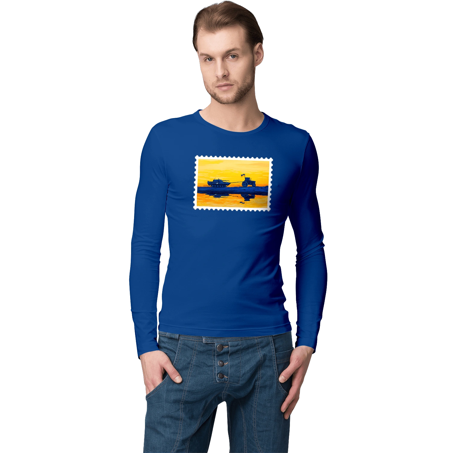 Новая марка, трактор тянущий танк