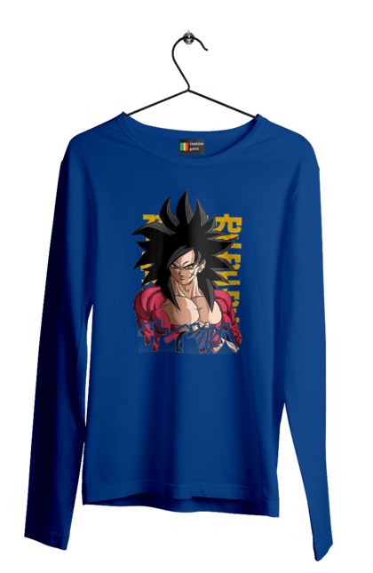 Чоловічій лонгслів з принтом "Перли дракона Сон Гоку". Dragon ball, manga, son goku, аніме, гоку, манга, перли дракона, сон гоку. 2070702