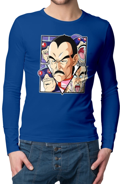 Чоловічий лонгслів з принтом "Перли дракона Тао Пай Пай". Anime, dragon ball, manga, mercenary tao, tao pai pai, аніме, вегета, гоку, манга, тао пай пай. 2070702