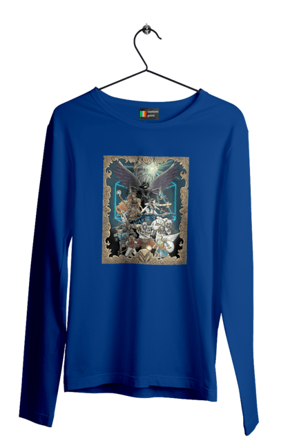 Чоловічий лонгслів з принтом "Легенда вокс машина". Вокс, вокс машина, машина, мультсериал, приключения, сериал, фентезі. 2070702