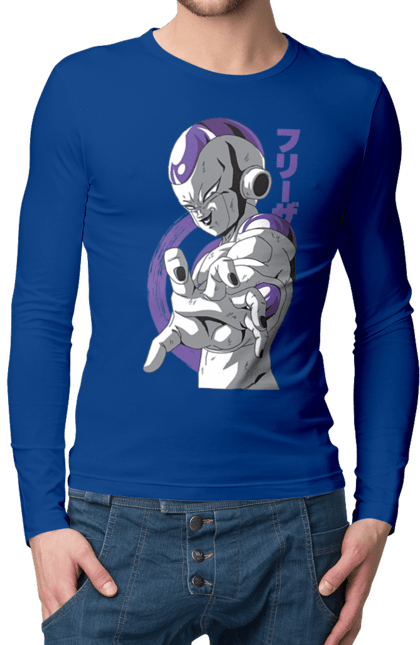 Чоловічій лонгслів з принтом "Перли дракона Фріза". Dragon ball, frieza, аніме, манга, перли дракона, фріза. 2070702