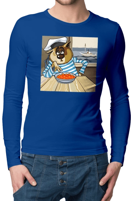 Cat Sailor, On The Ship Eats Red Caviar