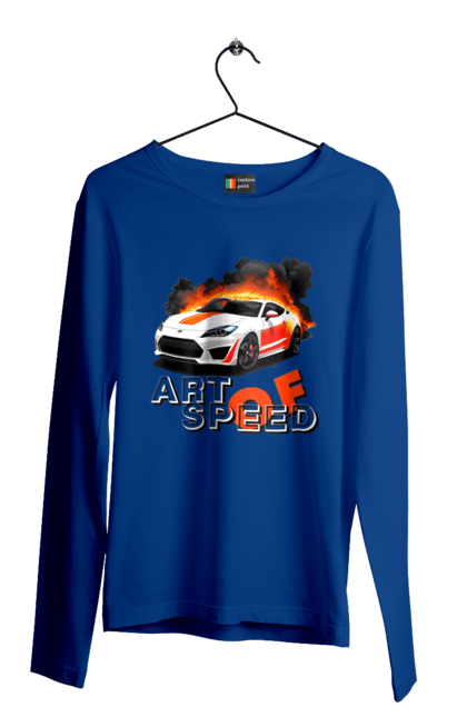 Men`s longsleeve with prints Speed. Auto, automobile, car, race, speed. 2070702