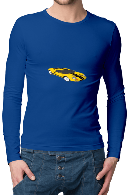 Men`s longsleeve with prints Auto. Auto, house, race, speed, sports car. 2070702