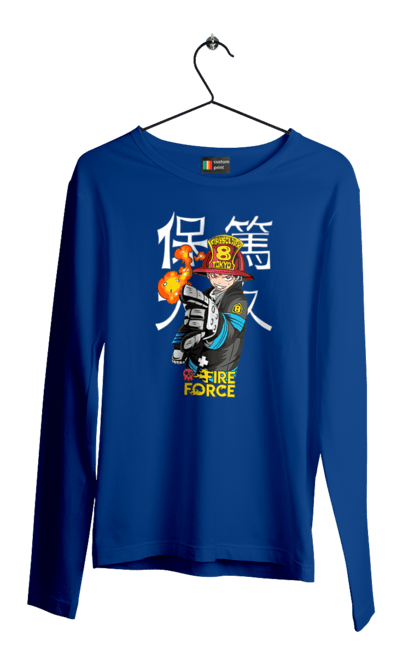 Men's longsleeve with prints Fire Force Shinra Kusakabe. Fire force, shinra, shinra kusakabe. 2070702