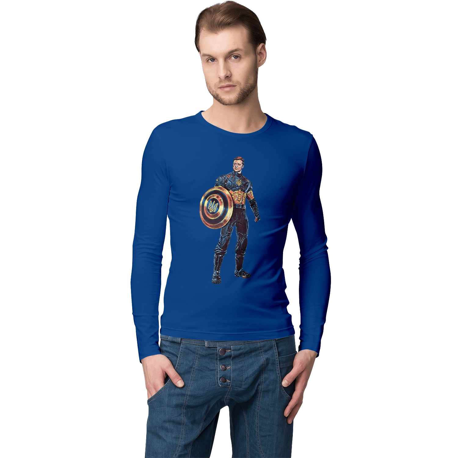 Captain Ukraine Zelensky art