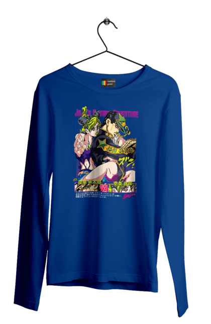 Men's longsleeve with prints JOJO Jolyne Cujoh. Anime, jojo, jojo`s bizarre adventure, jojo’s bizarre adventure, jolyne cujoh, manga. 2070702