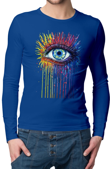 Colorful Flowing Eye