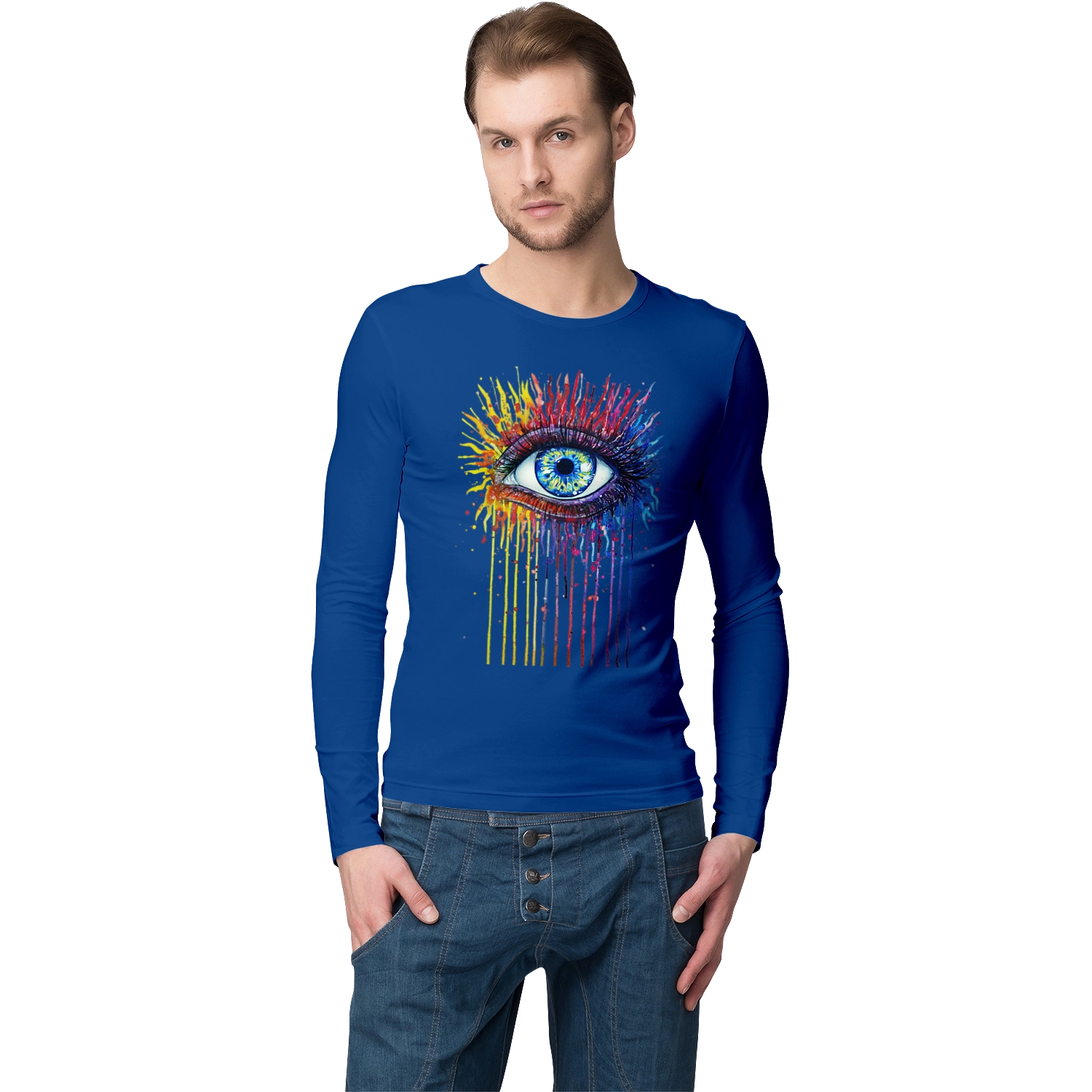 Colorful Flowing Eye