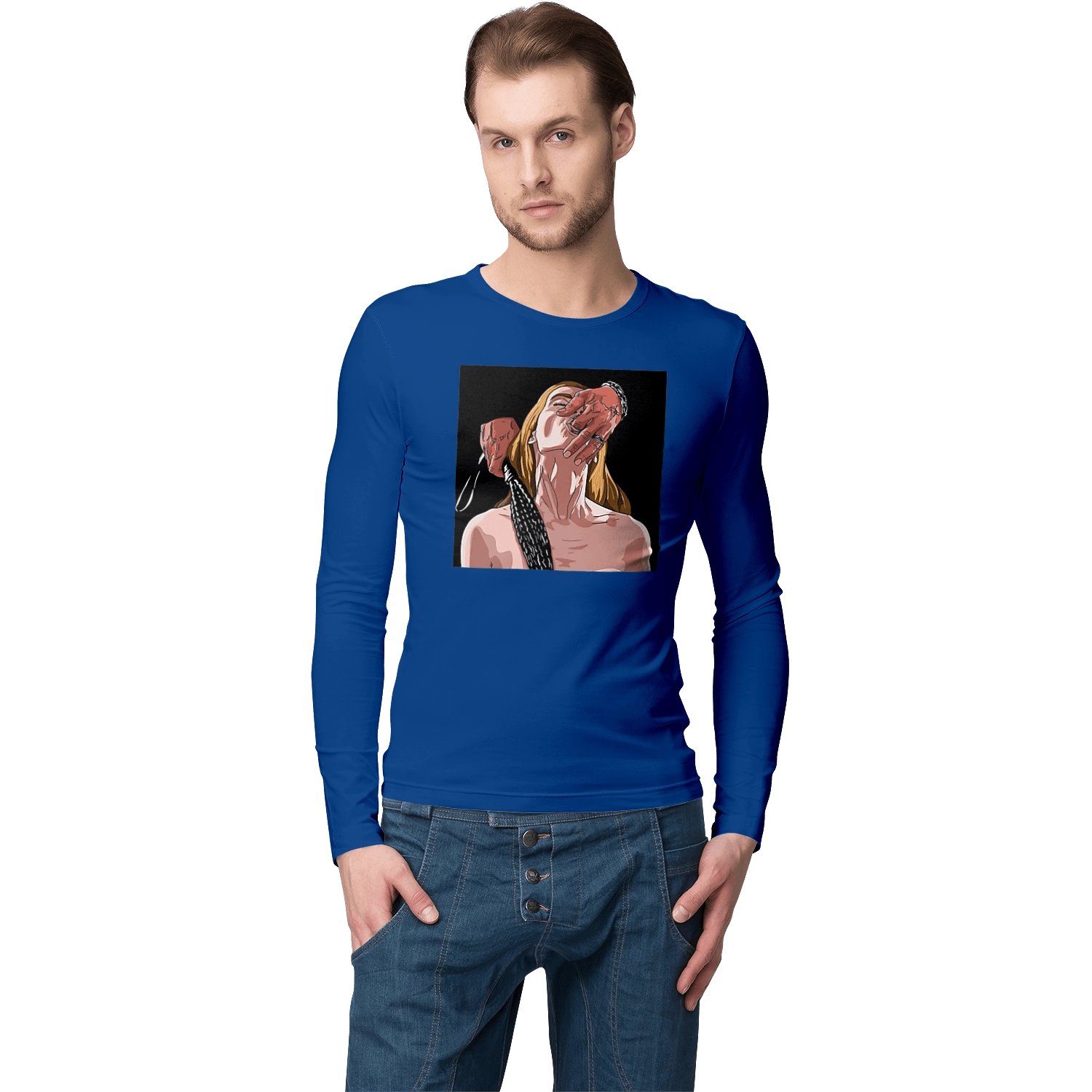 Girl Captive Man With Whips