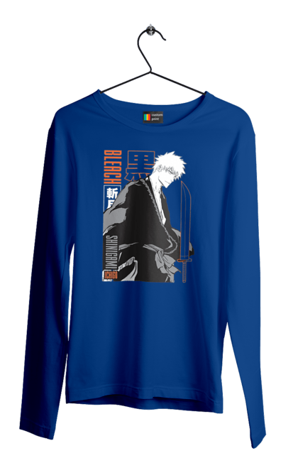 Men's longsleeve with prints Bleach Ichigo Kurosaki. Anime, bleach, ichigo, ichigo kurosaki, manga. 2070702