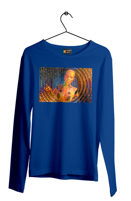 Чоловічий лонгслів з принтом "Штучний інтелект". Айті, айтішник, гик, жінка, знання, інженер, інтелект, кібер, кібернетика, кіборг, код, комп, комп`ютерник, кристал, машинне навчання, мікросхема, мозок, портрет, програміст, професіонал, професія, розробник, розум, хакер, чіп, штучний інтелект, штучний розум. 2070702