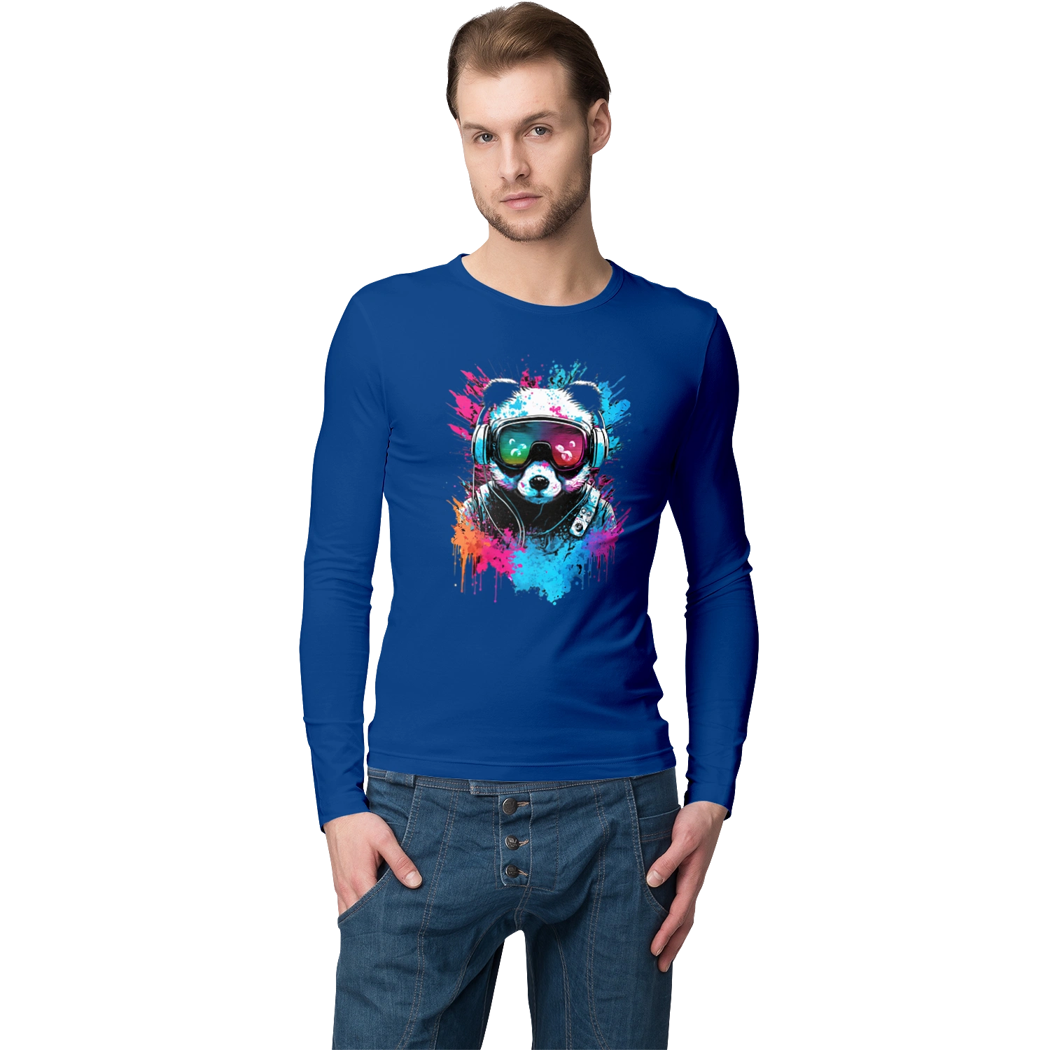 Панда в VR шолом