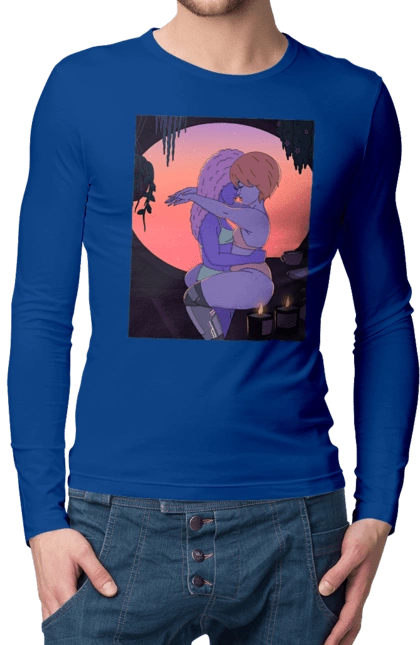 Purple Girls Hugging