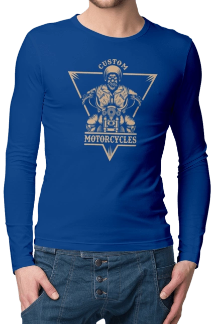 Скелет на мотоцикле