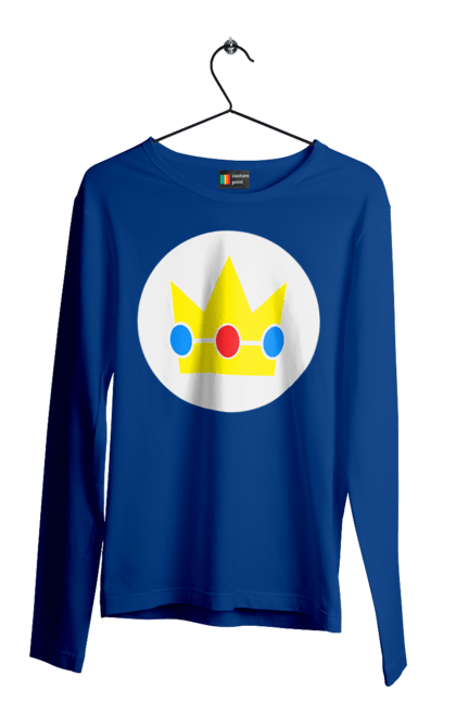 Men's longsleeve with prints Mario Bros. Princess Peach. Character, game, mario, mario bros, nintendo, princess peach, super mario bros. 2070702