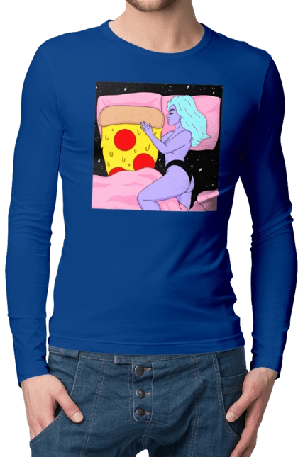 Фіолетова Дівчина І Піца