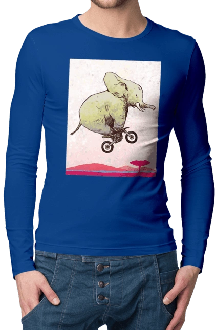 Elephant On A Motorcycle