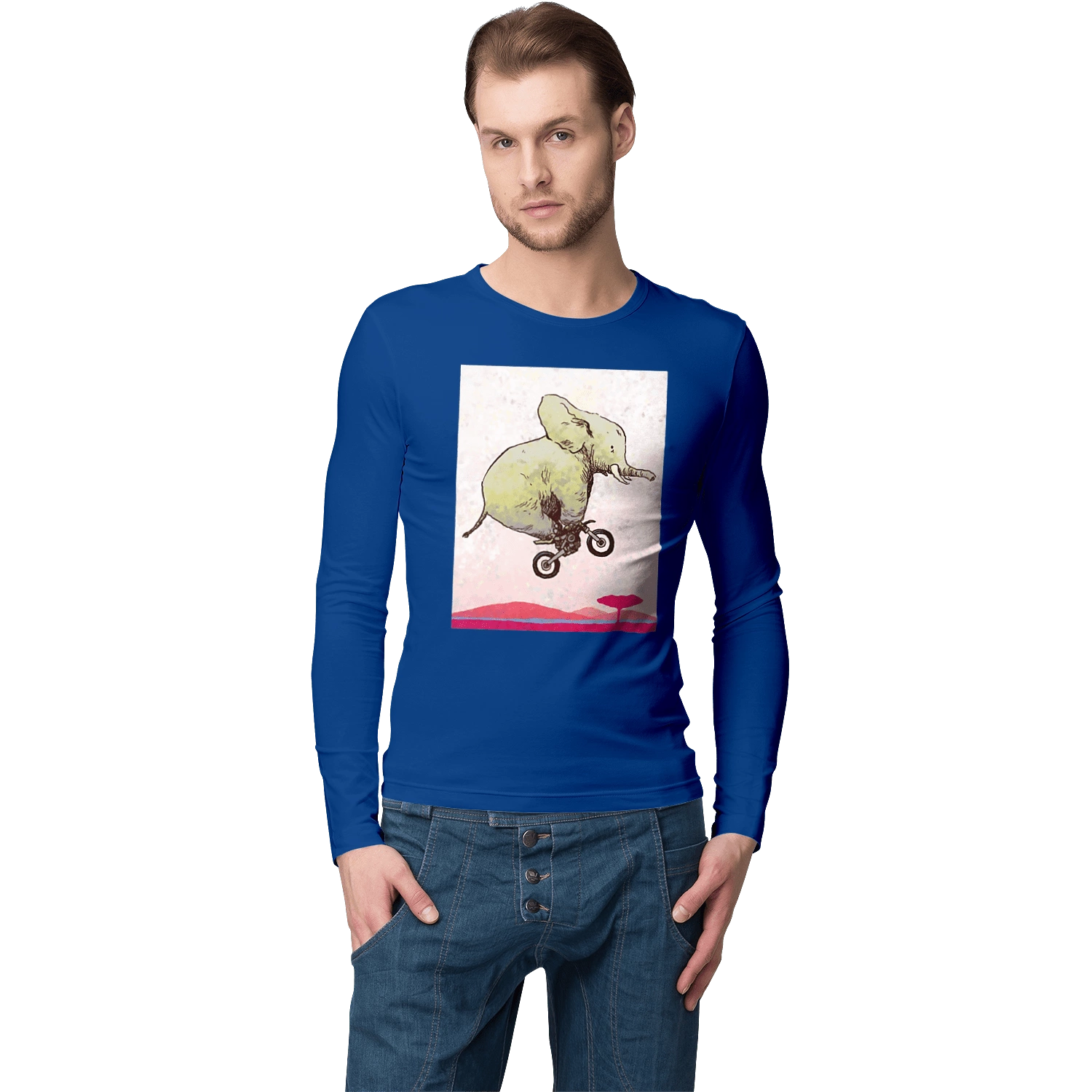 Elephant On A Motorcycle