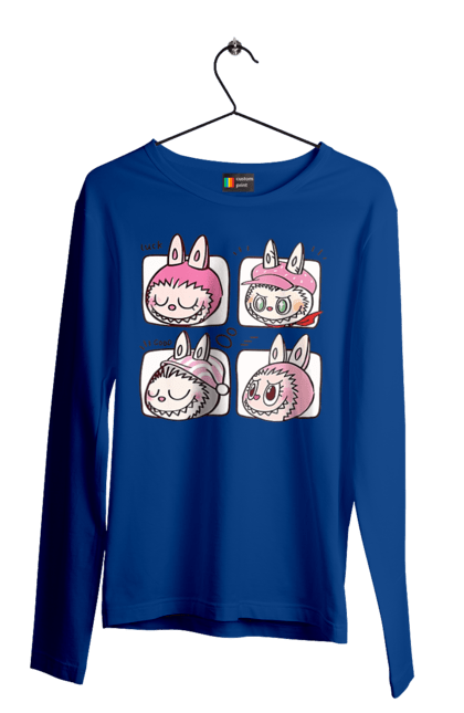 Чоловічий лонгслів з принтом "Labubu". Labubu, weird cute, іграшки, лабубу. 2070702