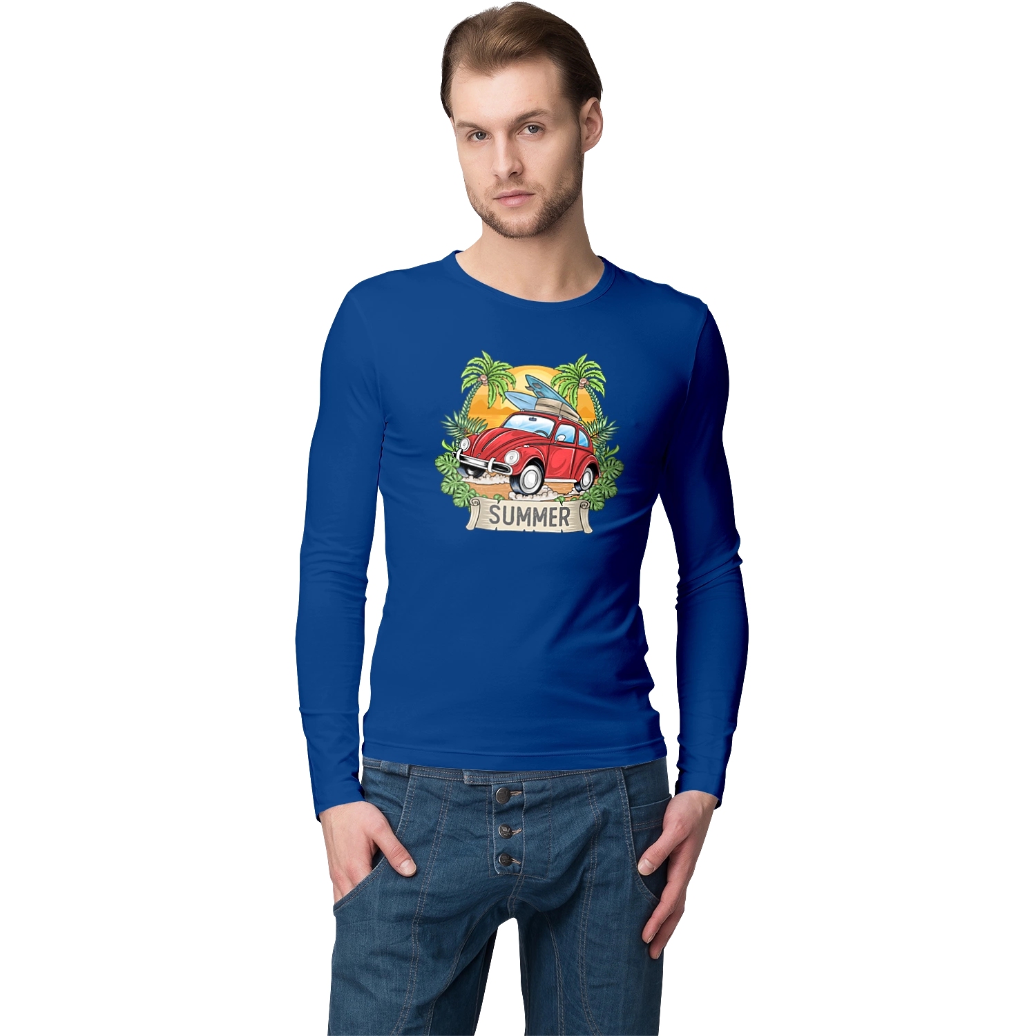 Summer, Car And Palm Trees