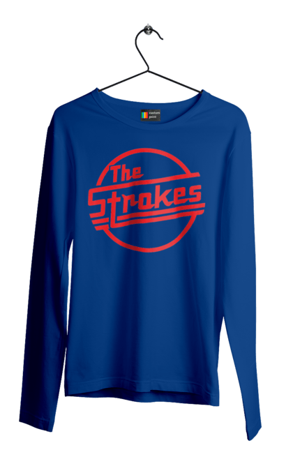 Мужской лонгслив с принтом The Strokes. Strokes, альтернативный рок, гаражный рок, группа, инди, инди-рок, музыка, постпанк-ривайвл, рок. 2070702