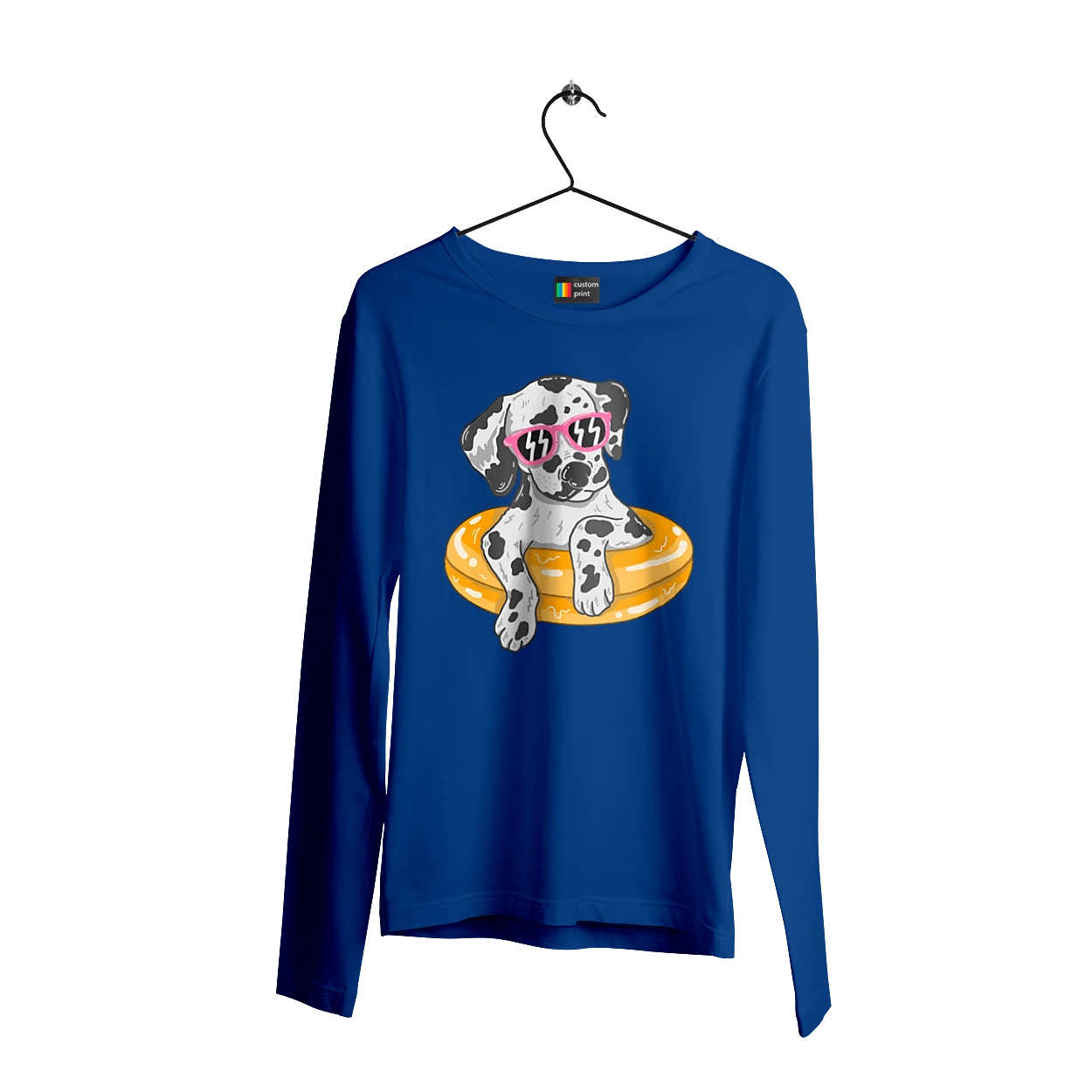 Dalmatian Swims In A Circle