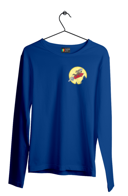 Чоловічий лонгслів з принтом "Хитрий кайот". Антигерой, вайлі кайот, веселі мелодії, віллі, злодій, кайот, не відчуває болю, персонаж мультфільму, північноамериканський кайот, уайлі, швидкий та сміливий. 2070702