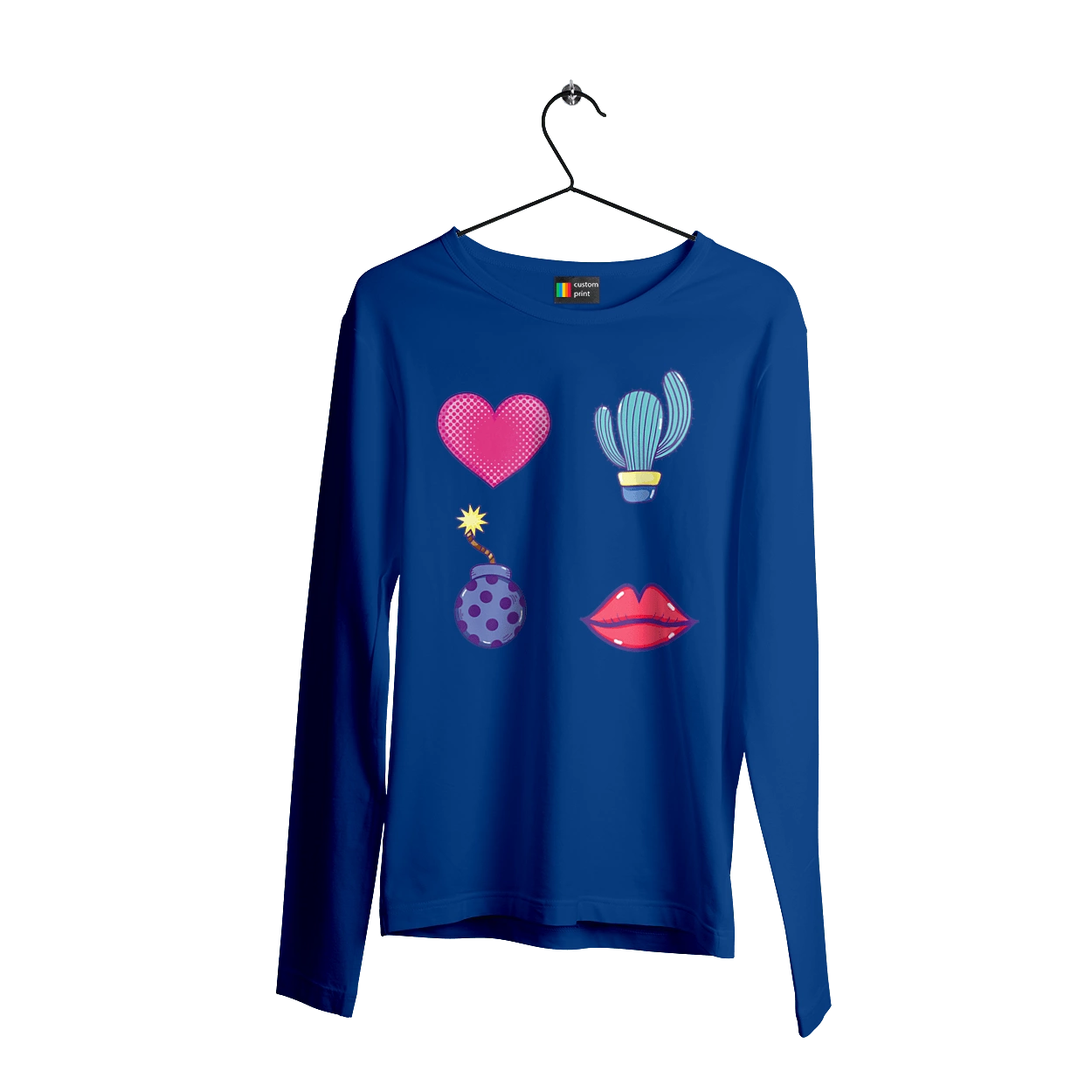 Heart, Cactus, Bomb, Lips