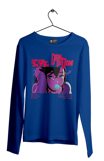 Чоловічий лонгслів з принтом "Дандадан Момо Аясе". Dandadan, momo ayase, okarun, аніме, аясе, дандадан, манга, момо, момо аясе. 2070702