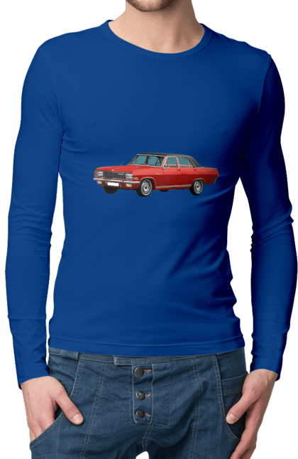 Мужской лонгслив с принтом Авто.3. Auto, old car, photo, professional photo. 2070702
