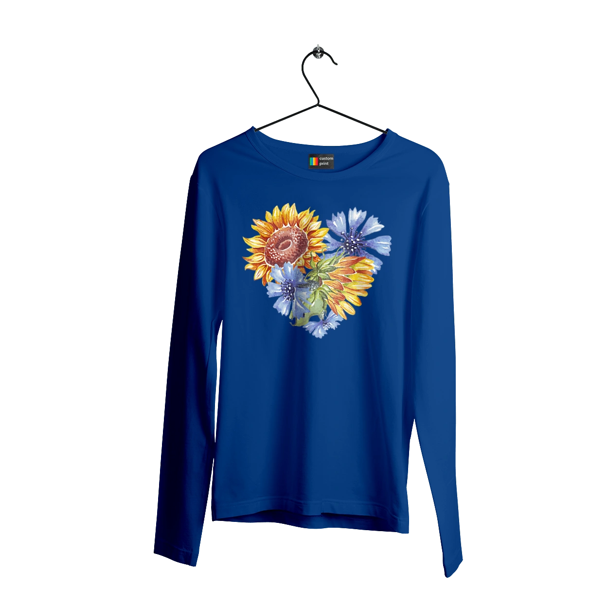 Серце соняшники та фіалки