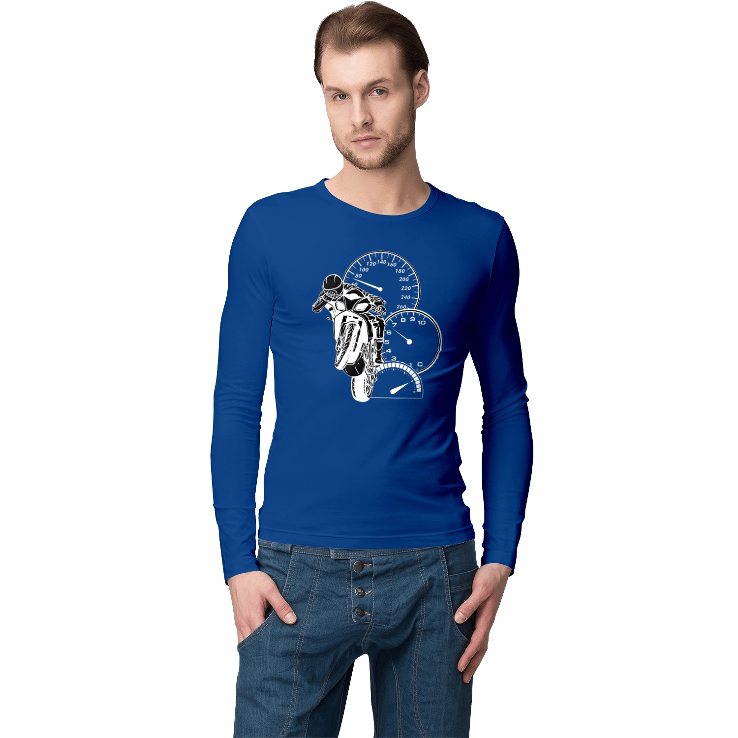 Motorcycle And Speed White