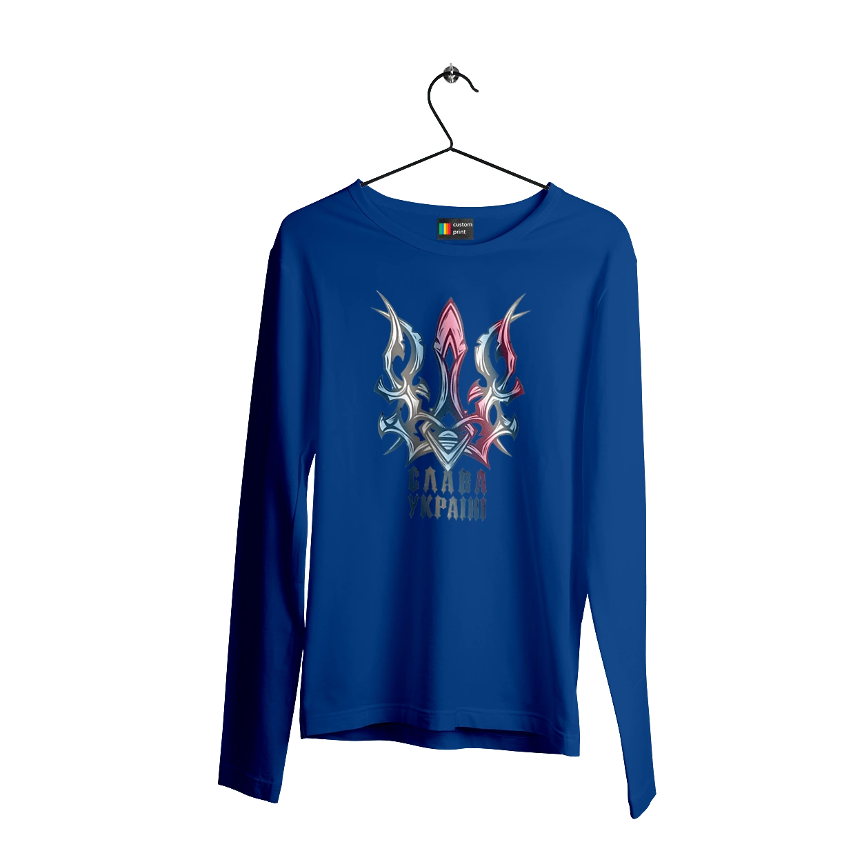 Трезубец слава Украине цветной