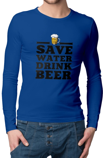 Save water, drink beer (black)