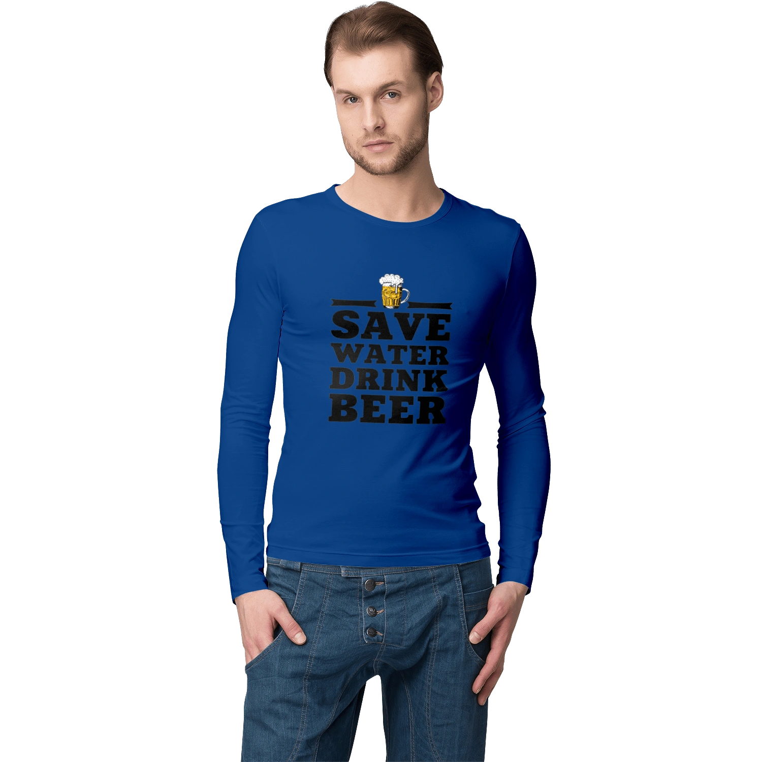 Save water, drink beer (black)
