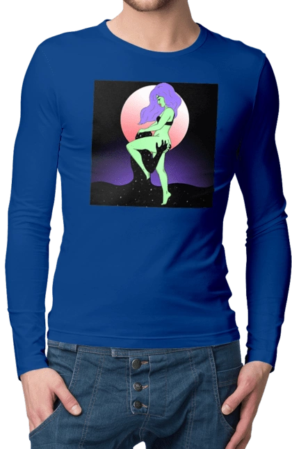 Зелена Дівчина І Місяць