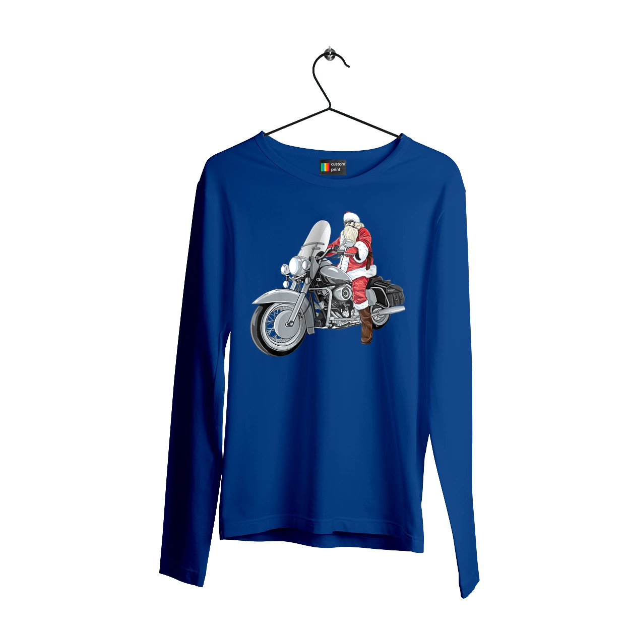 Santa On A Motorcycle