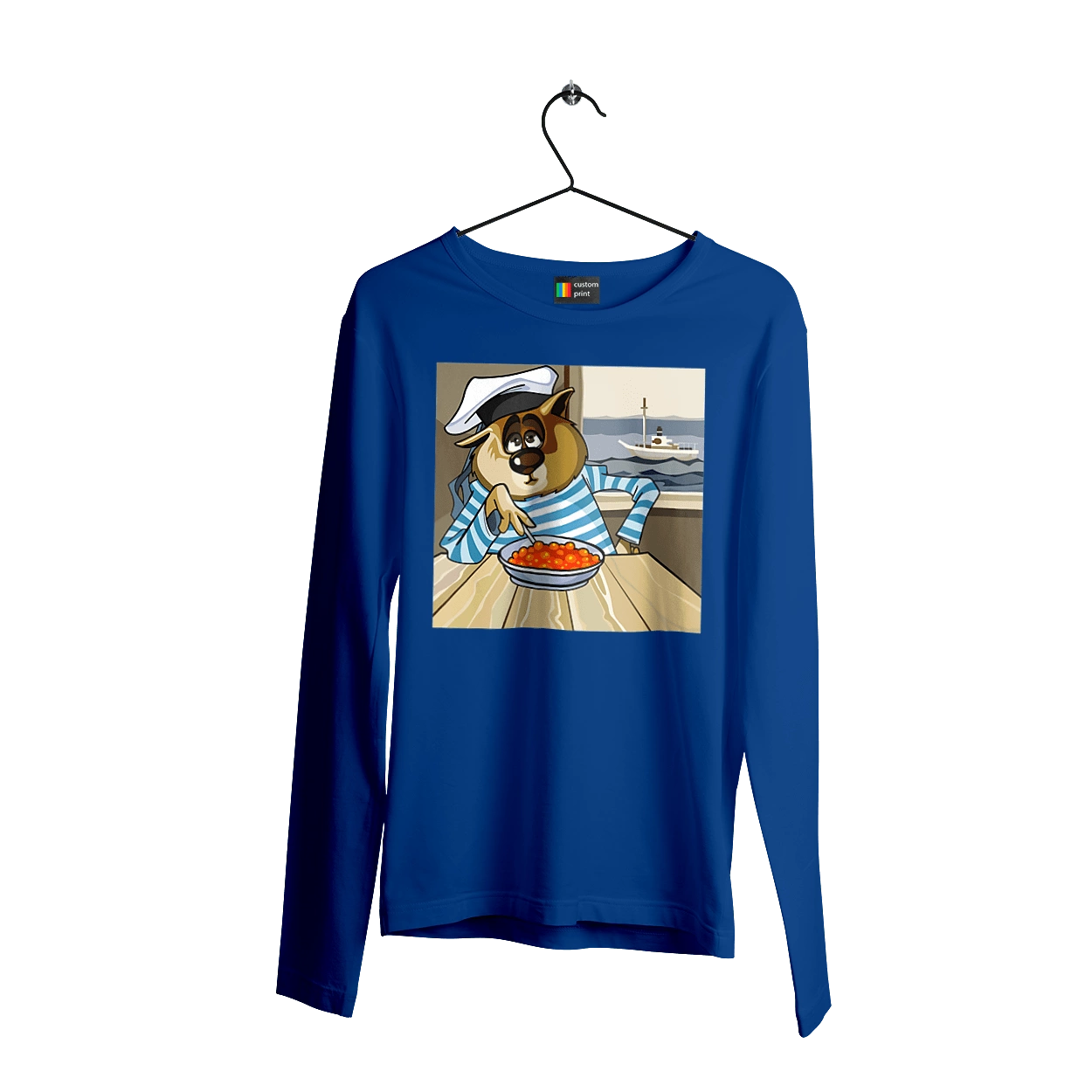 Cat Sailor, On The Ship Eats Red Caviar