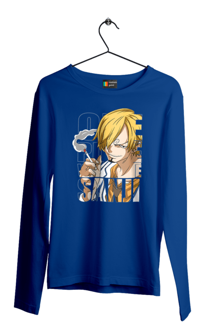 Чоловічій лонгслів з принтом "Ван Піс Вінсмок Санджи". One piece, sanji, аніме, ван пис, ван піс, вінсмок санджи, манга, санджи. 2070702