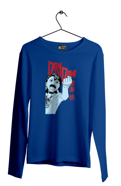 Men`s longsleeve with prints Dandadan Momo Ayase. Anime, ayase, dandadan, manga, momo, momo ayase. 2070702