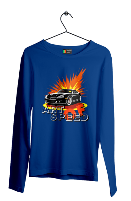 Men`s longsleeve with prints Speed. Auto, auto, car, race, speed. 2070702