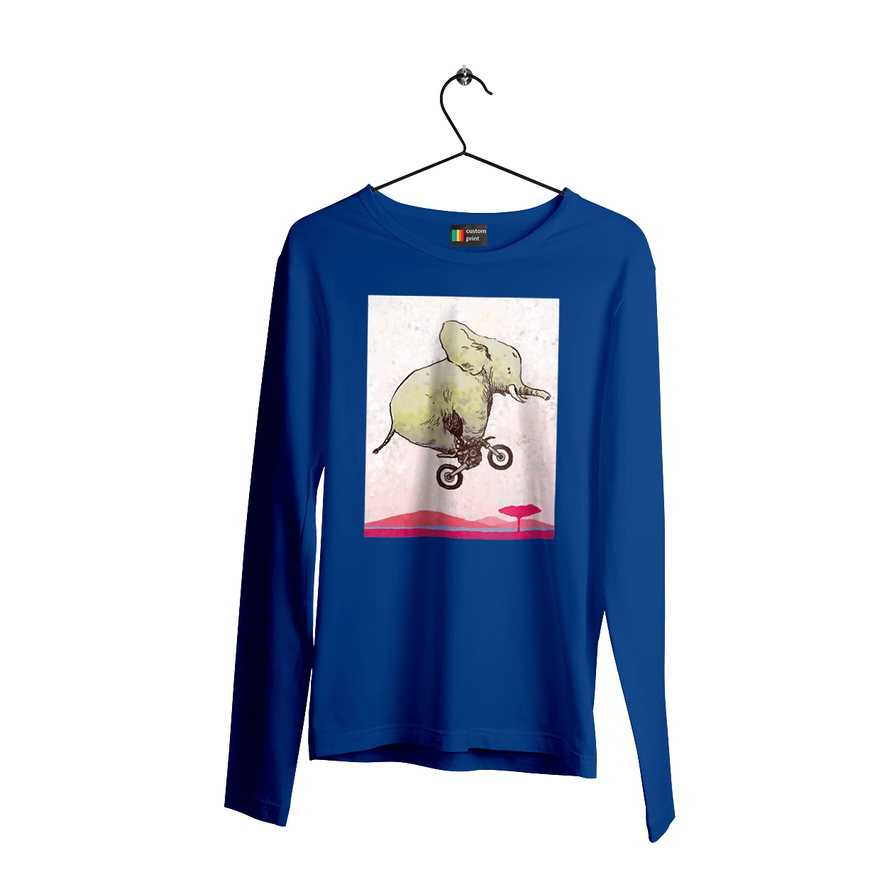 Elephant On A Motorcycle